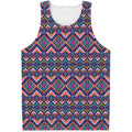 Native American Navajo Tribal Print Men's Tank Top