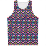 Native American Navajo Tribal Print Men's Tank Top