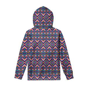 Native American Navajo Tribal Print Pullover Hoodie