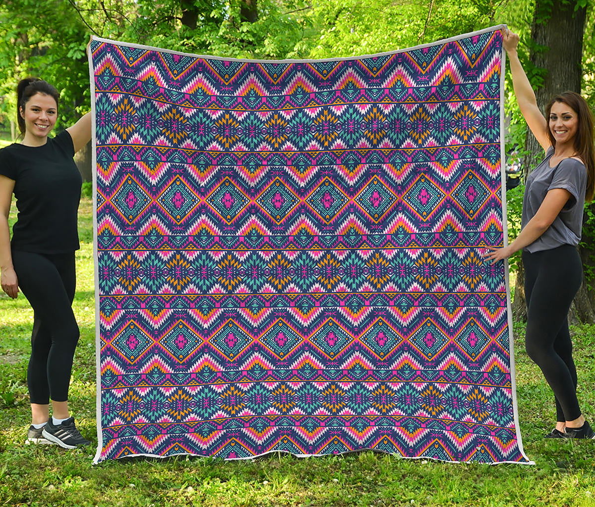 Native American Navajo Tribal Print Quilt
