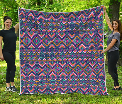 Native American Navajo Tribal Print Quilt