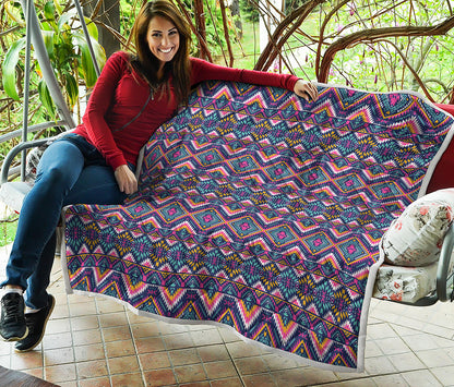 Native American Navajo Tribal Print Quilt