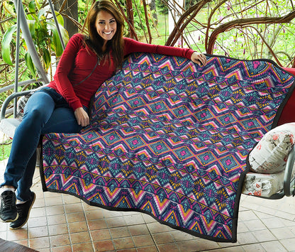 Native American Navajo Tribal Print Quilt