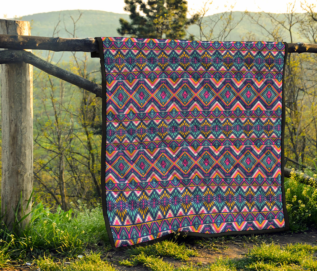 Native American Navajo Tribal Print Quilt