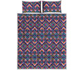 Native American Navajo Tribal Print Quilt Bed Set