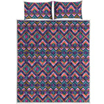 Native American Navajo Tribal Print Quilt Bed Set