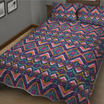 Native American Navajo Tribal Print Quilt Bed Set