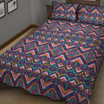 Native American Navajo Tribal Print Quilt Bed Set