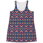 Native American Navajo Tribal Print Women's Racerback Tank Top