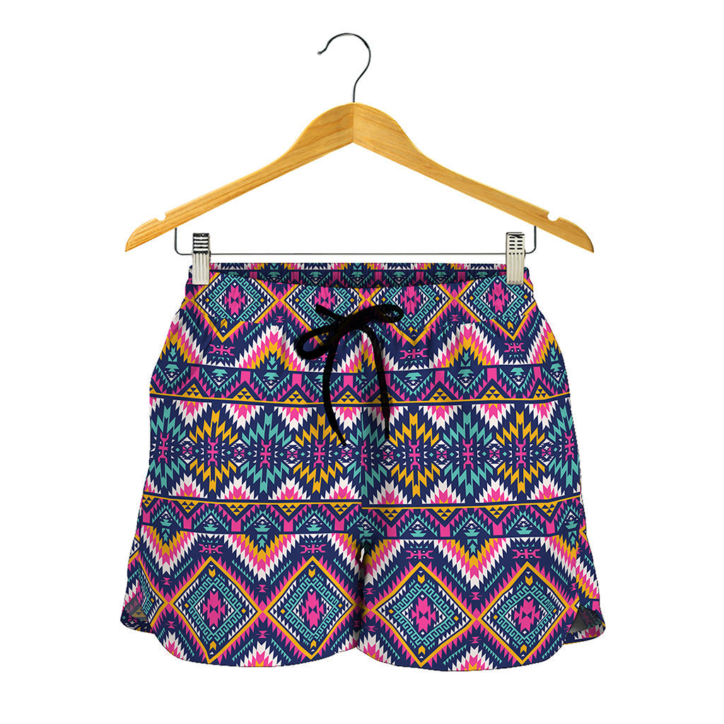 Native American Navajo Tribal Print Women's Shorts