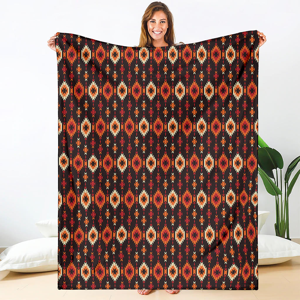 Native American Pattern Print Blanket