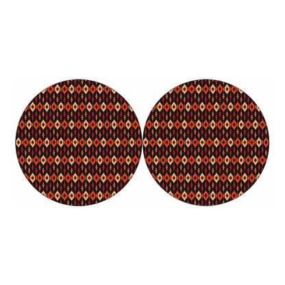 Native American Pattern Print Car Coasters