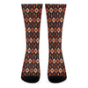 Native American Pattern Print Crew Socks