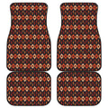 Native American Pattern Print Front and Back Car Floor Mats