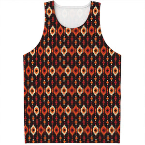 Native American Pattern Print Men's Tank Top