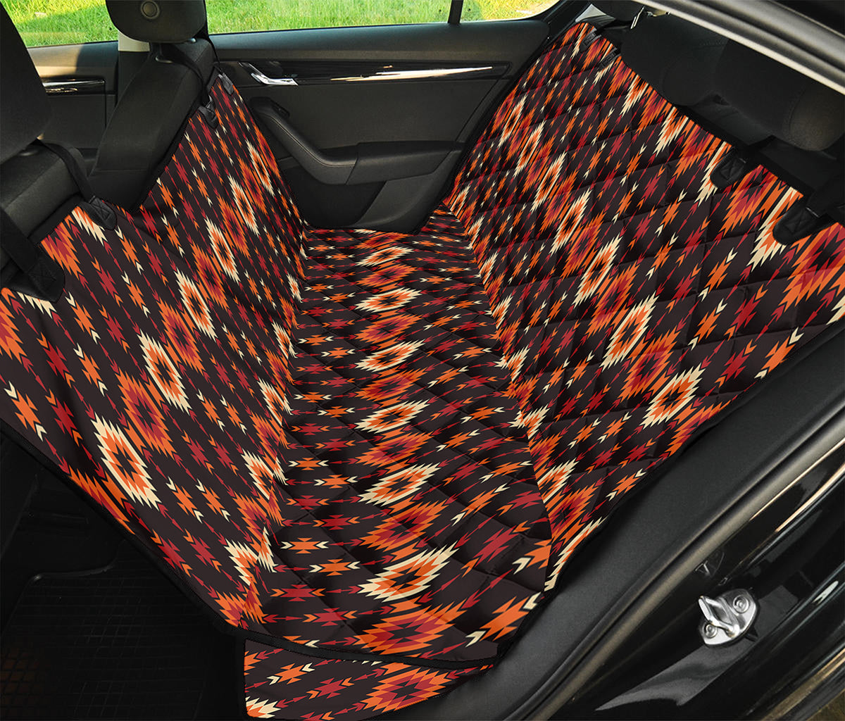 Native American Pattern Print Pet Car Back Seat Cover