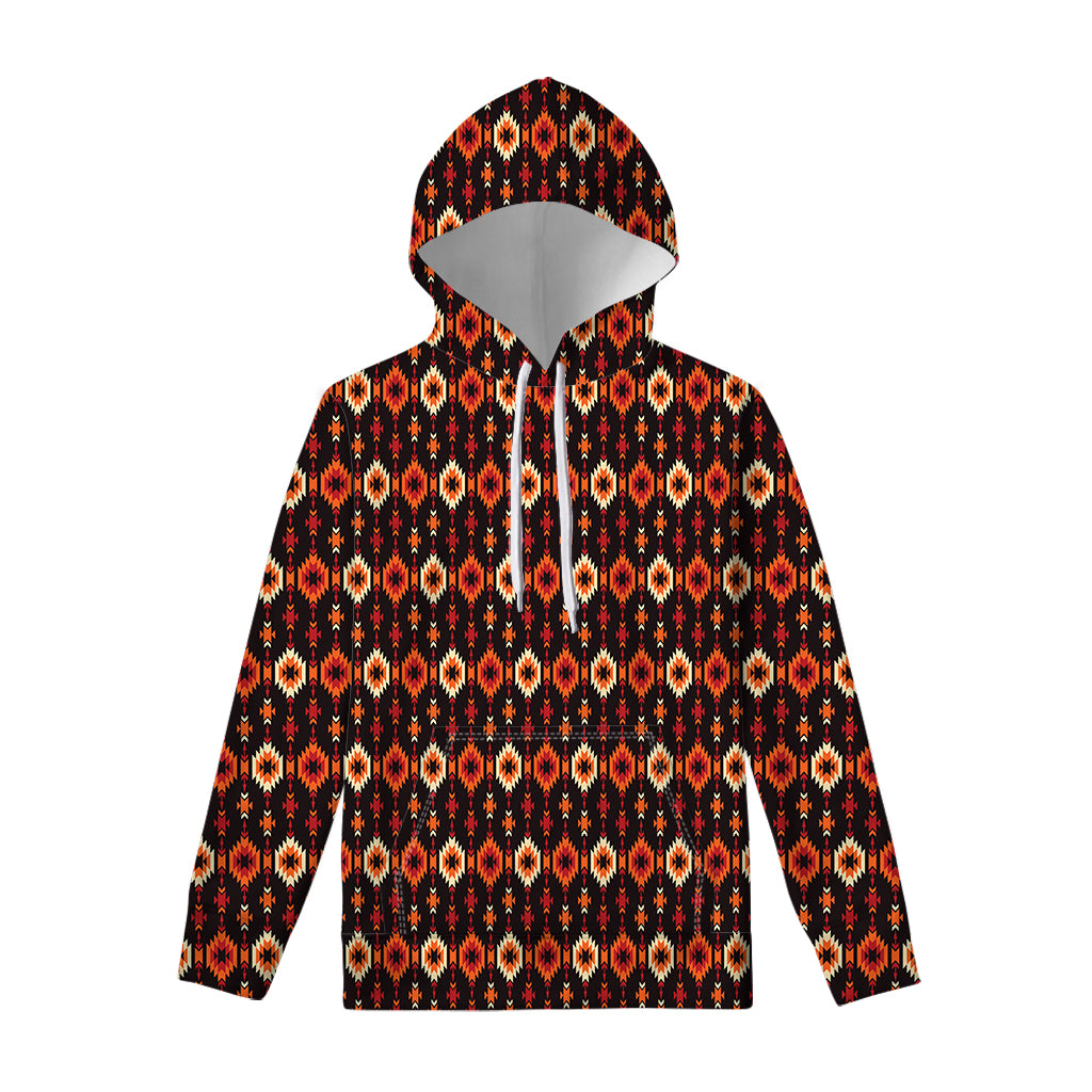 Native American Pattern Print Pullover Hoodie