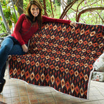 Native American Pattern Print Quilt