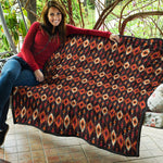 Native American Pattern Print Quilt