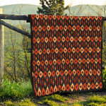 Native American Pattern Print Quilt