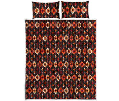Native American Pattern Print Quilt Bed Set