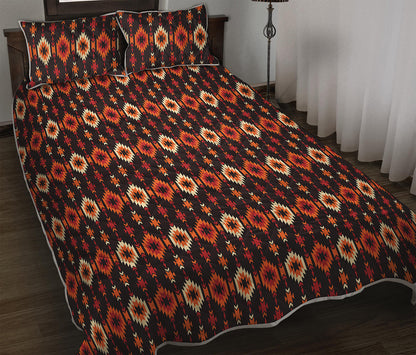Native American Pattern Print Quilt Bed Set