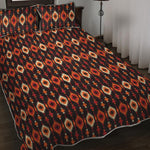 Native American Pattern Print Quilt Bed Set