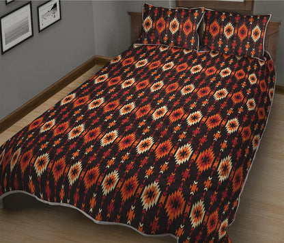 Native American Pattern Print Quilt Bed Set