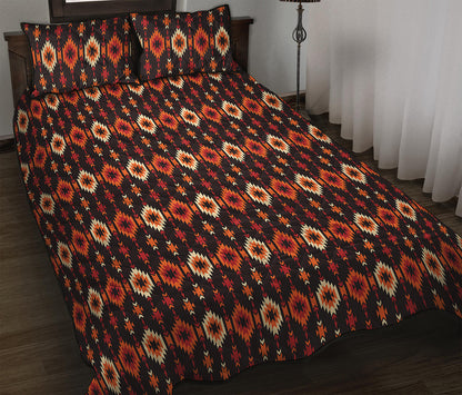 Native American Pattern Print Quilt Bed Set