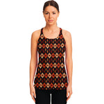Native American Pattern Print Women's Racerback Tank Top