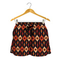 Native American Pattern Print Women's Shorts