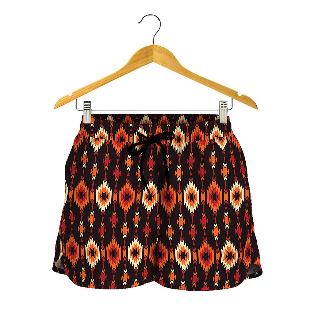 Native American Pattern Print Women's Shorts