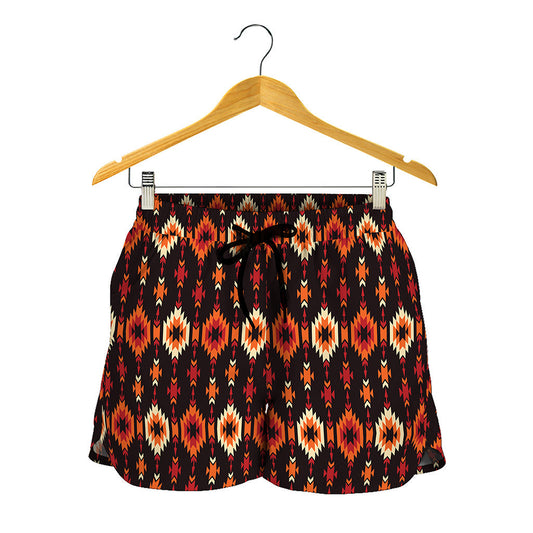 Native American Pattern Print Women's Shorts