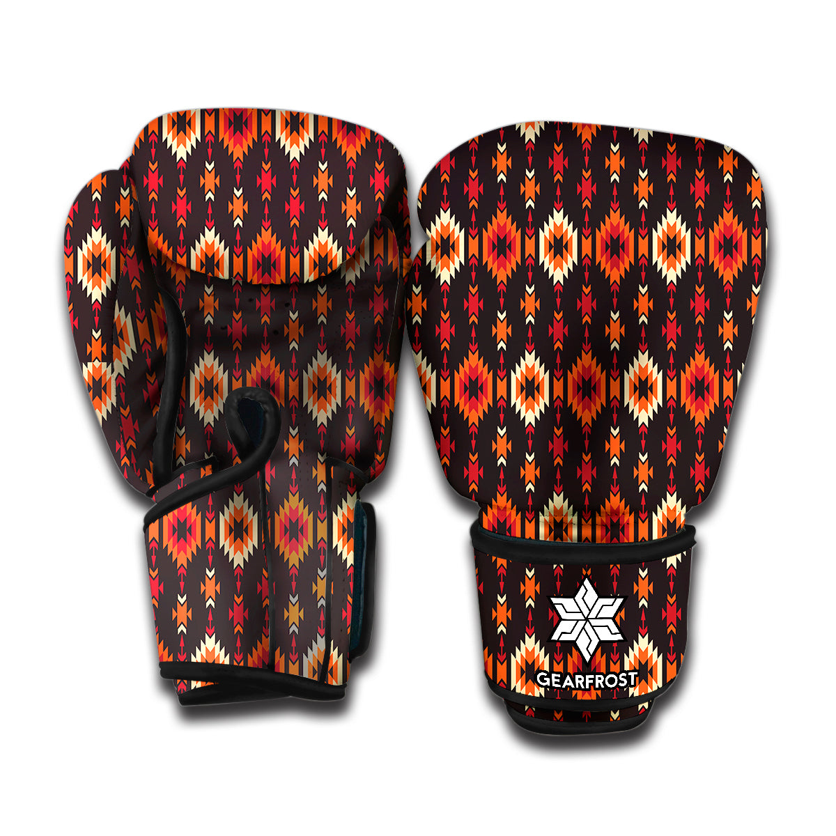 Native American Pendleton Pattern Print Boxing Gloves