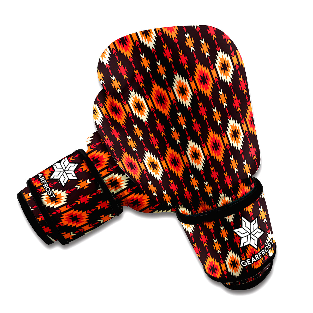 Native American Pendleton Pattern Print Boxing Gloves