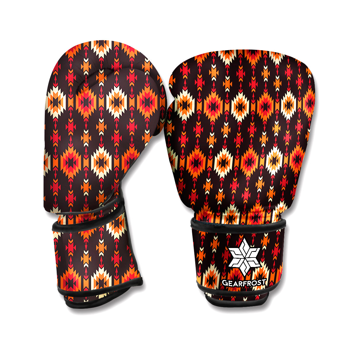 Native American Pendleton Pattern Print Boxing Gloves