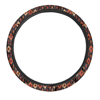 Native American Pendleton Pattern Print Car Steering Wheel Cover