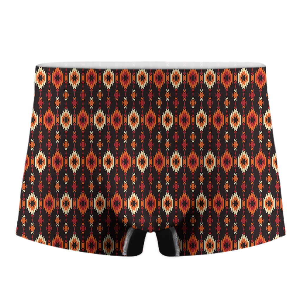 Native American Pendleton Pattern Print Men's Boxer Briefs