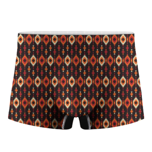 Native American Pendleton Pattern Print Men's Boxer Briefs