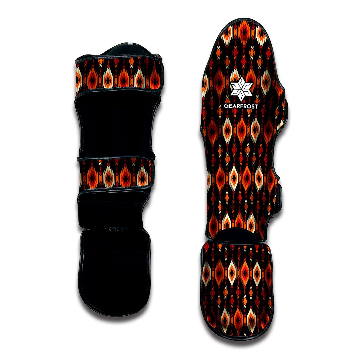 Native American Pendleton Pattern Print Muay Thai Shin Guard