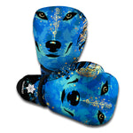 Native American Spiritual Wolf Print Boxing Gloves