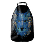 Native American Spiritual Wolf Print Car Seat Organizers