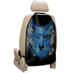 Native American Spiritual Wolf Print Car Seat Organizers