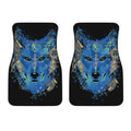 Native American Spiritual Wolf Print Front Car Floor Mats