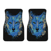 Native American Spiritual Wolf Print Front Car Floor Mats