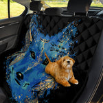 Native American Spiritual Wolf Print Pet Car Back Seat Cover
