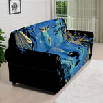 Native American Spiritual Wolf Print Sofa Cover