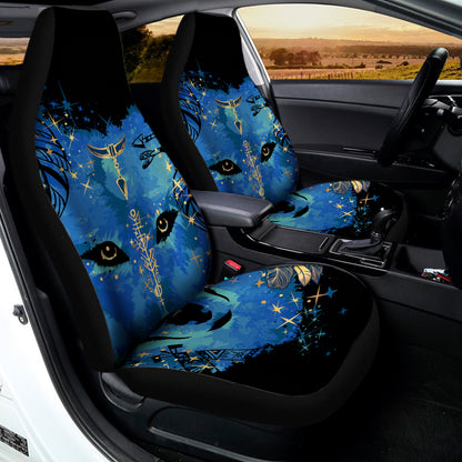Native American Spiritual Wolf Print Universal Fit Car Seat Covers