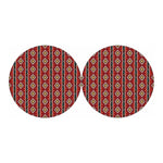 Native American Tribal Pattern Print Car Coasters
