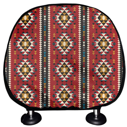 Native American Tribal Pattern Print Car Headrest Covers